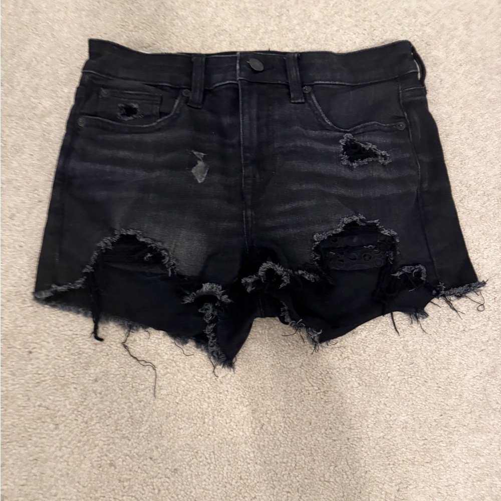 American Eagle Black Jean Shorts